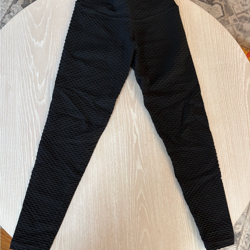 Booty By Brabants Black Croco Leggings